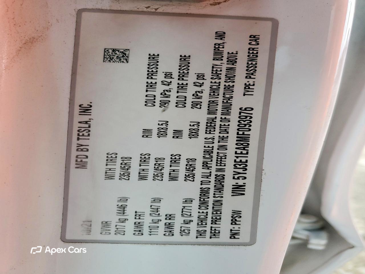 Tesla Model 3 2021