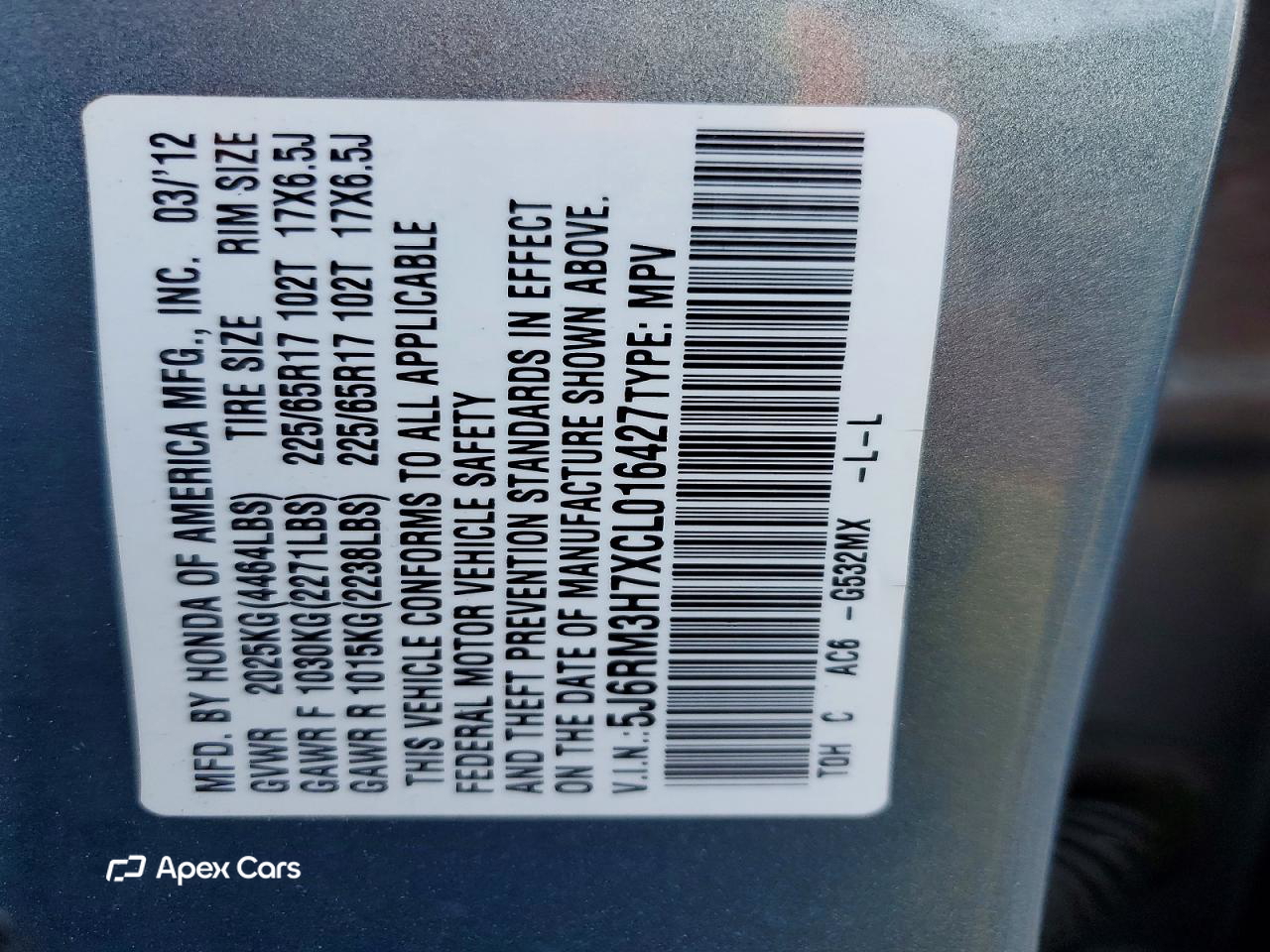 Honda CR-V 2012