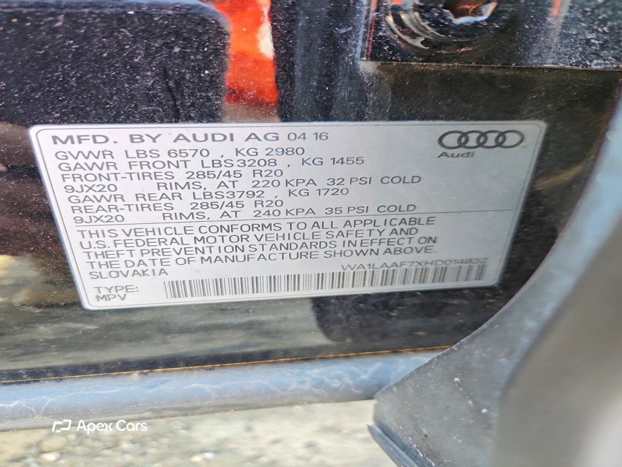 Audi Q7 2017