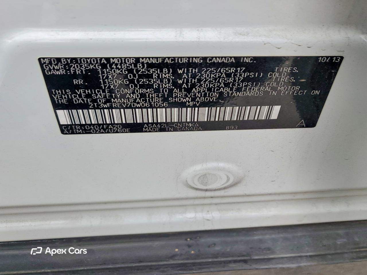 Toyota RAV 4 2013