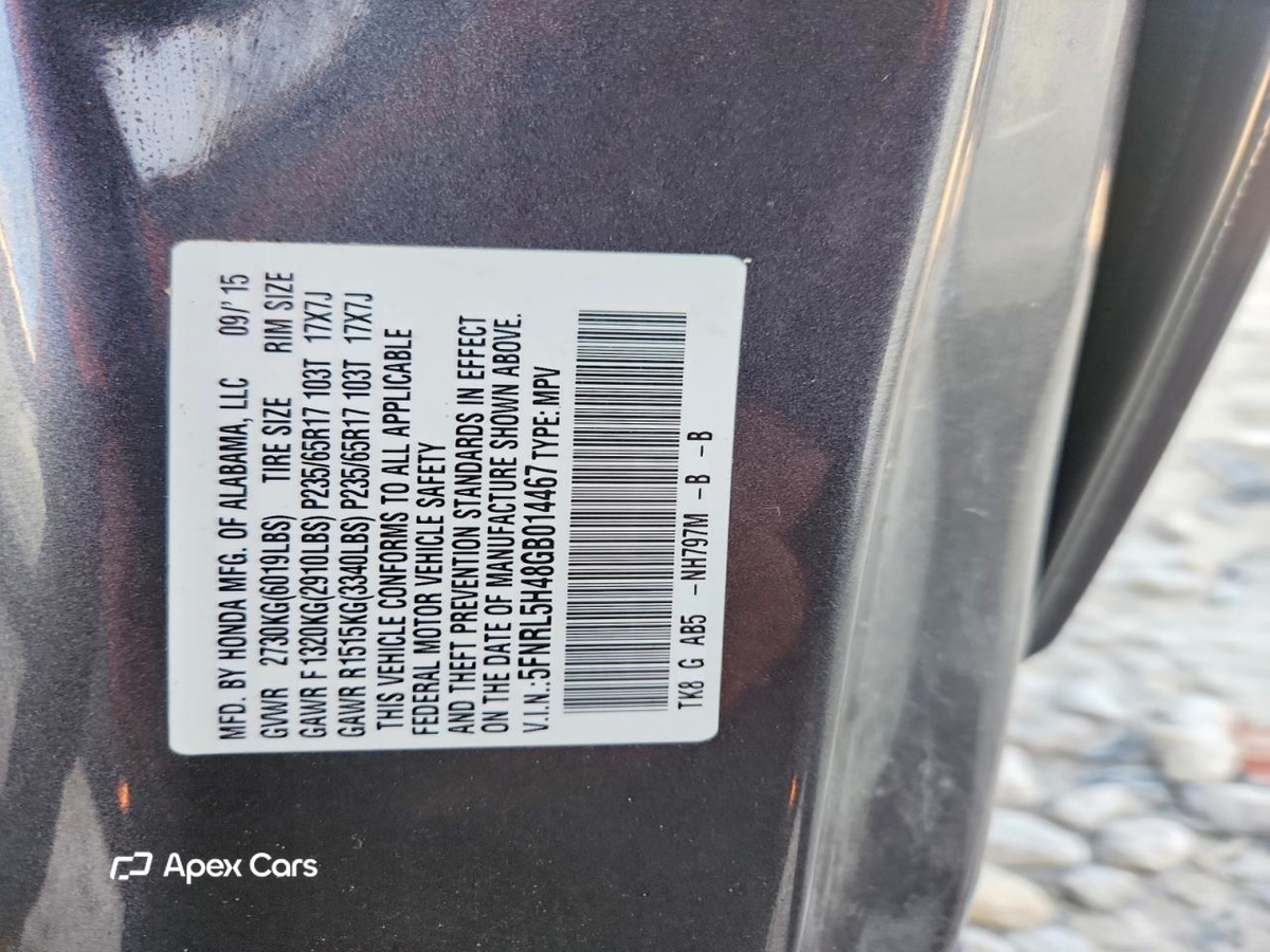 Honda Odyssey 2016