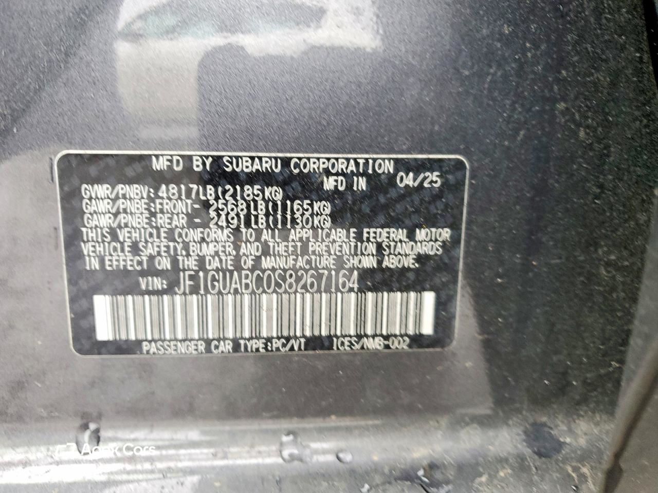 Subaru Impreza 2025