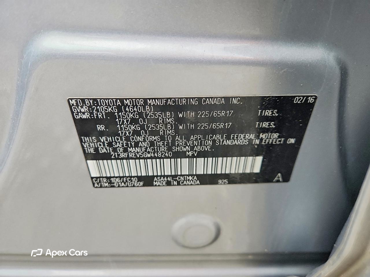 Toyota RAV 4 2016
