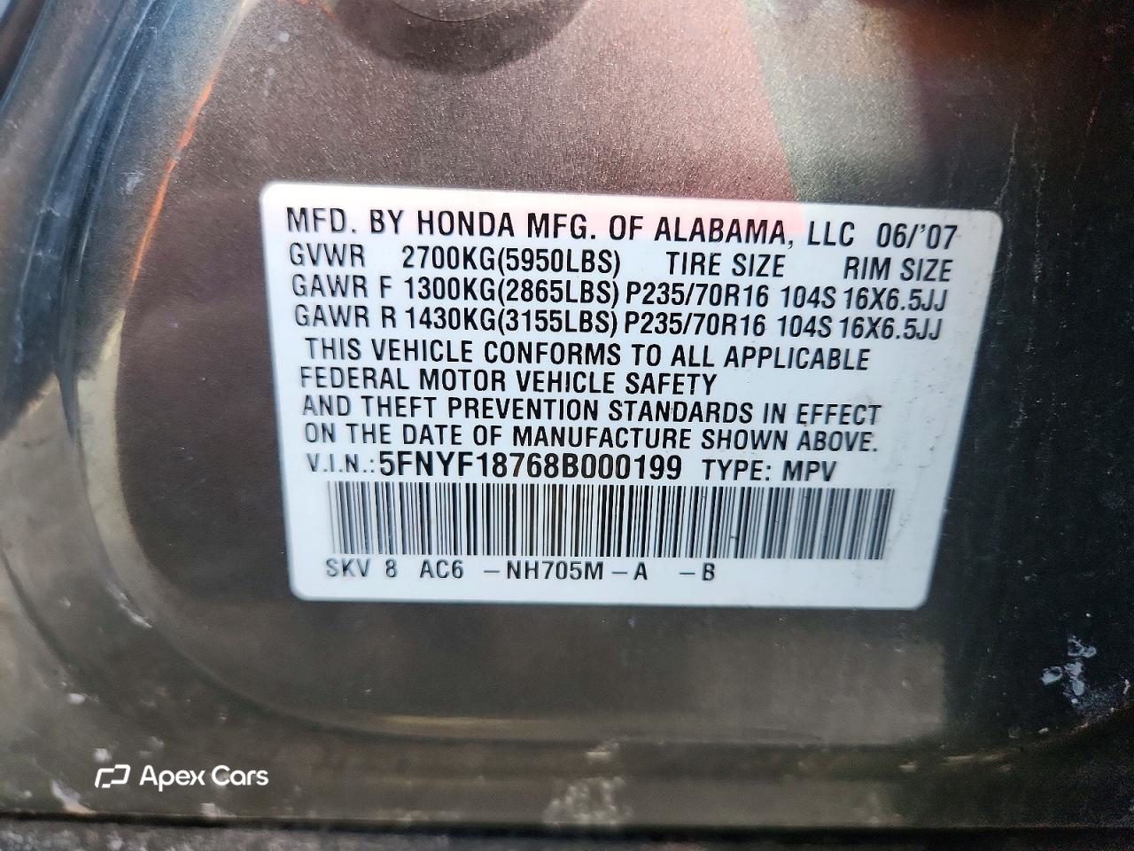 Honda Pilot 2008