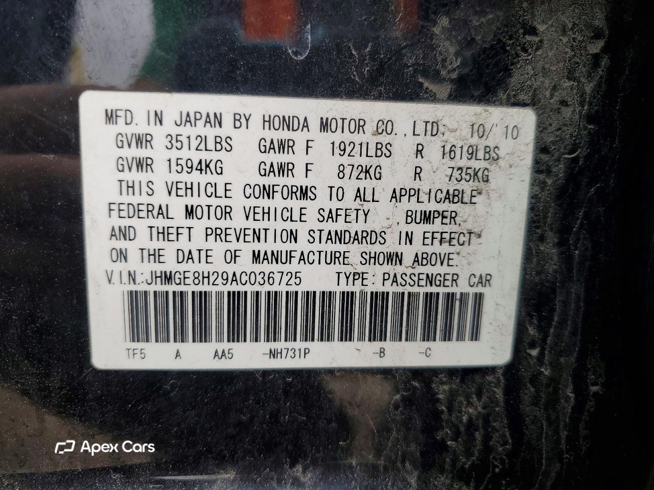 Honda Fit 2010