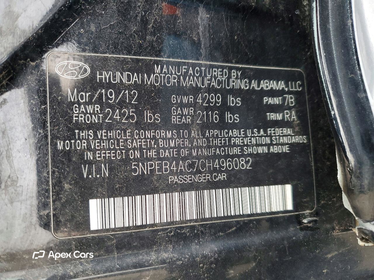 Hyundai Sonata 2012