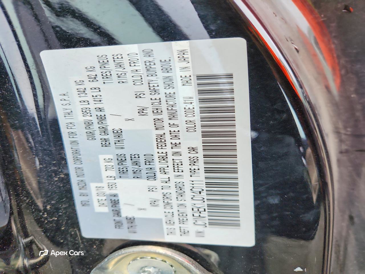 Fiat 124 Spider 2018