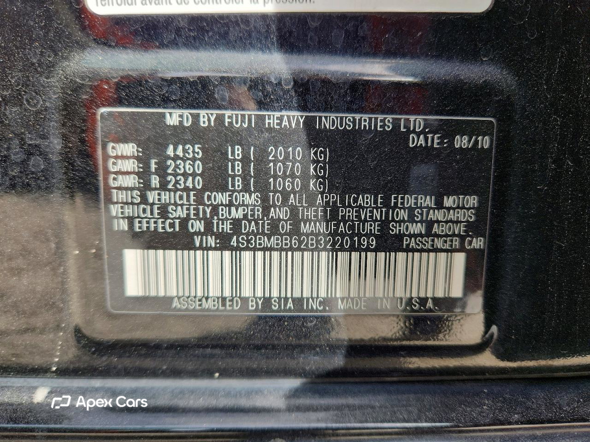 Subaru Legacy 2011
