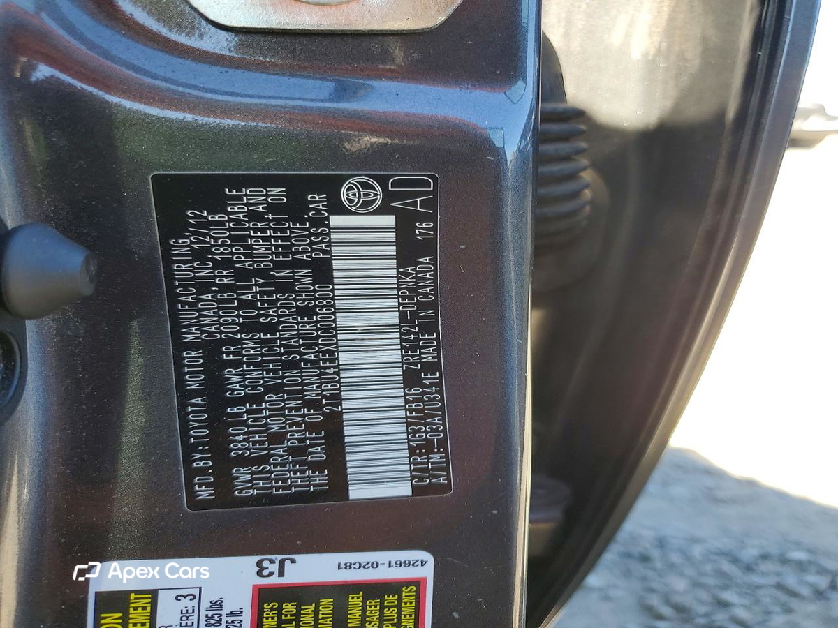 Toyota Corolla 2013