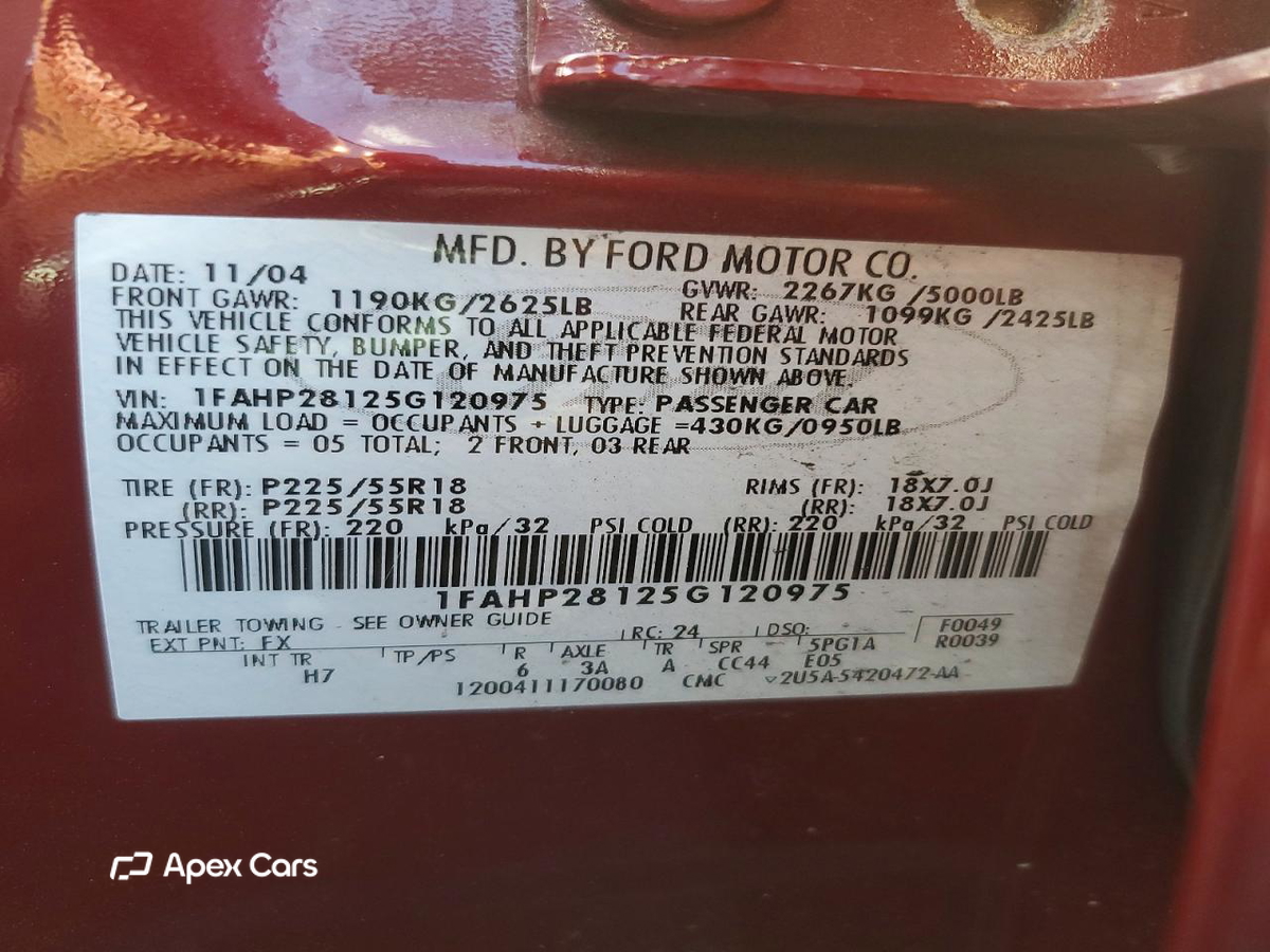 Ford Five Hundred 2005