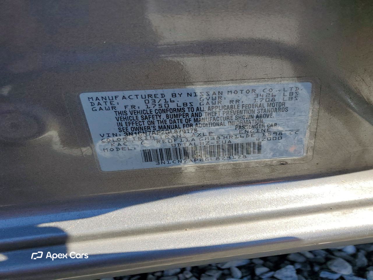 Nissan Versa 2016