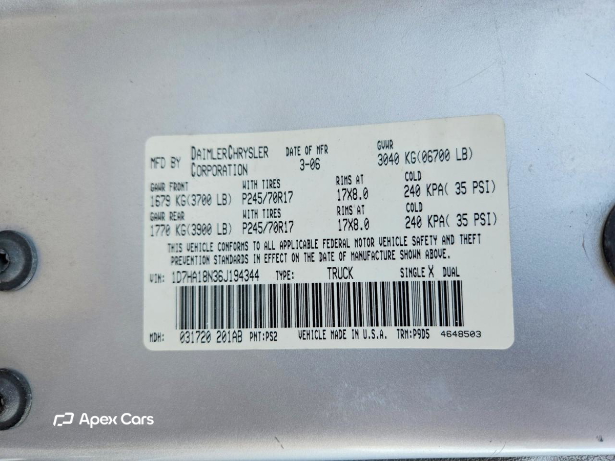 Dodge RAM 2006