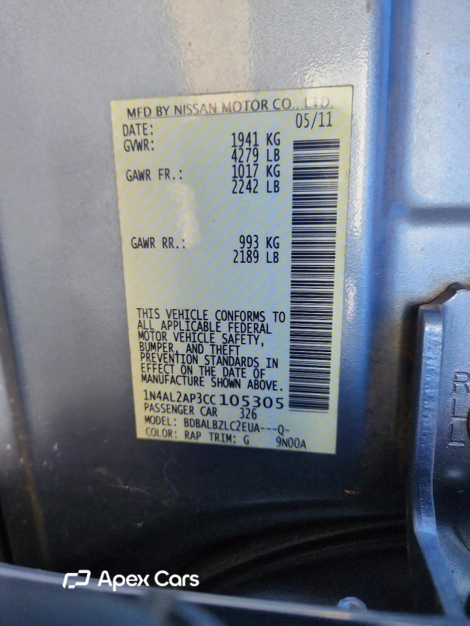Nissan Altima 2012