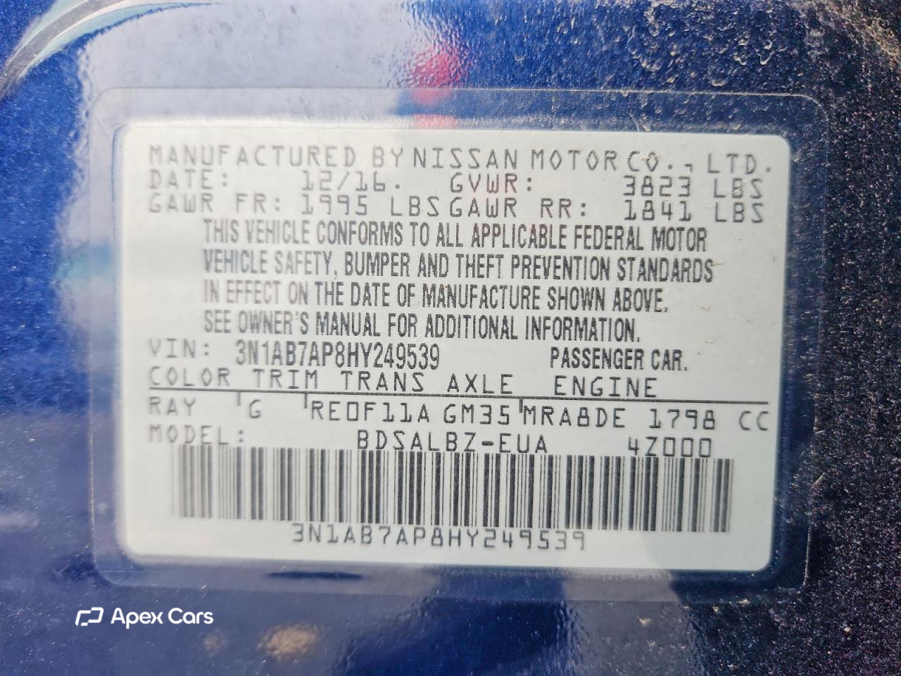 Nissan Sentra 2017