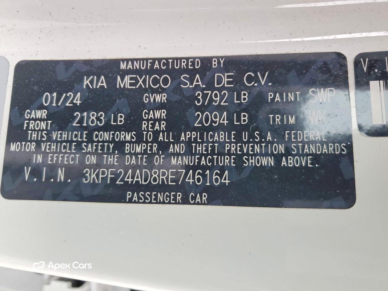 Kia Forte 2024