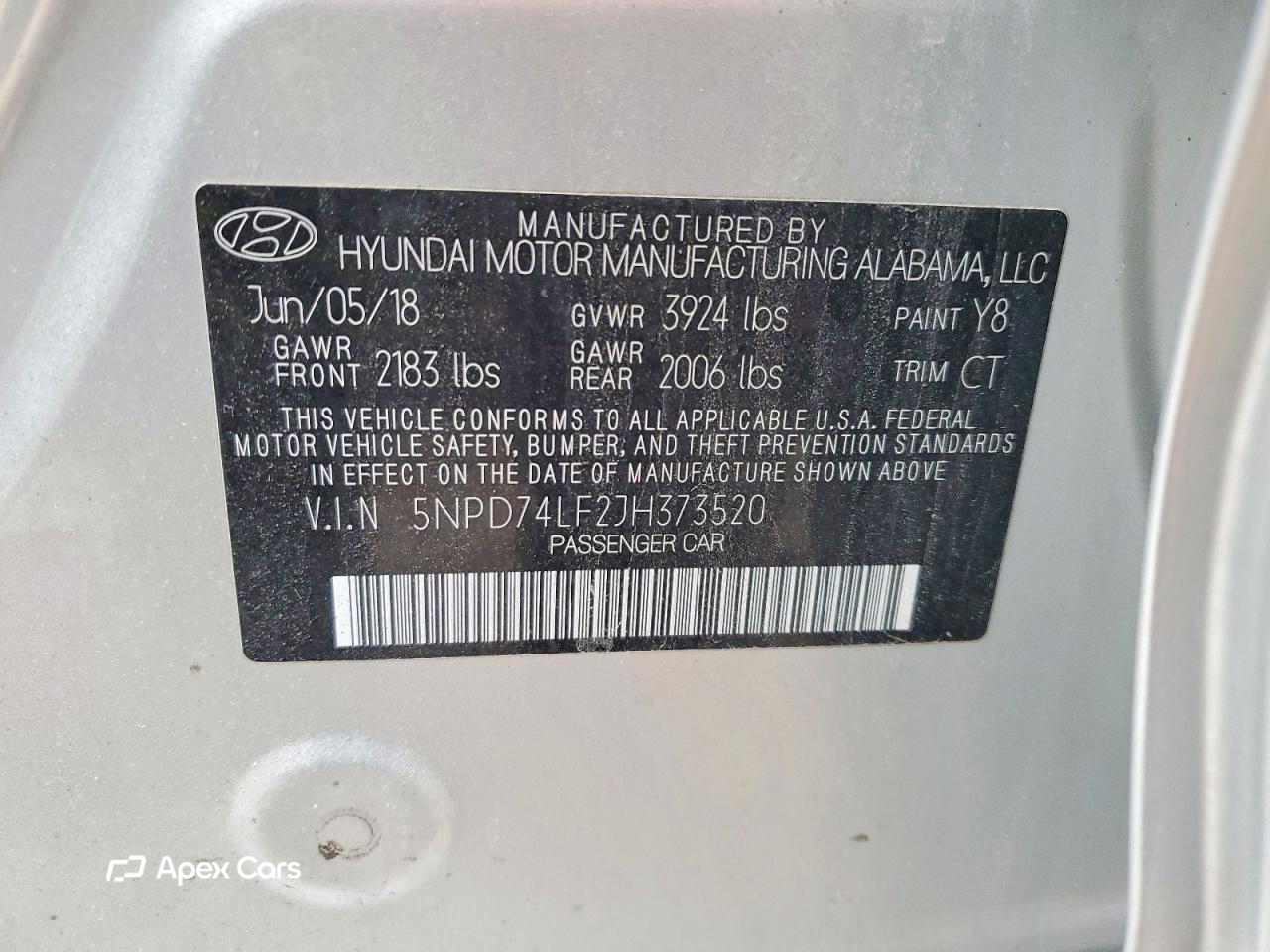 Hyundai Elantra 2018