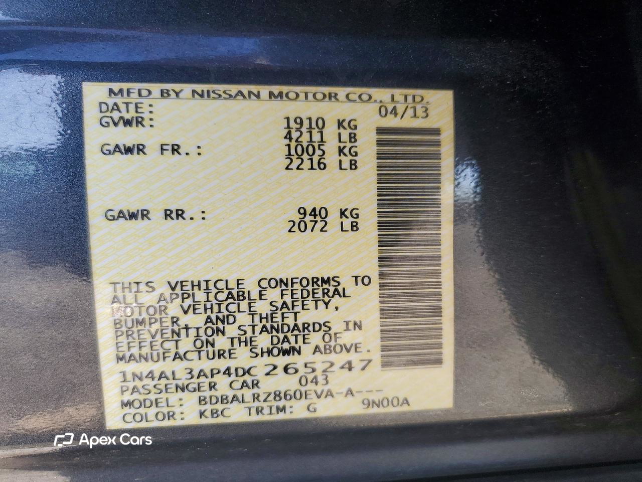 Nissan Altima 2013