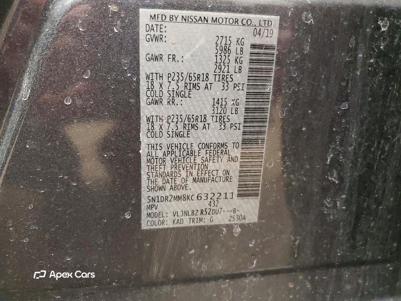 Nissan Pathfinder 2019