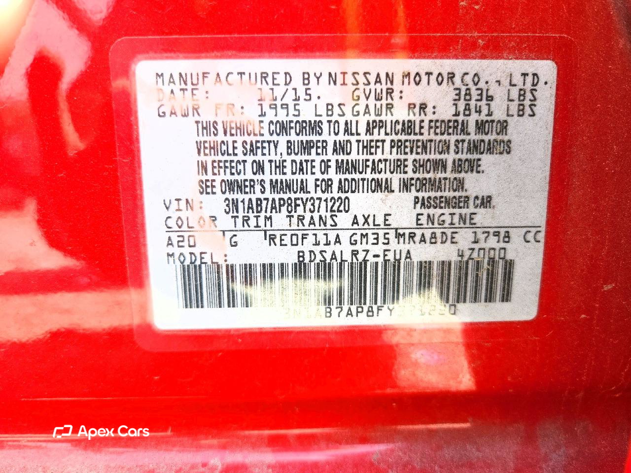 Nissan Sentra 2015