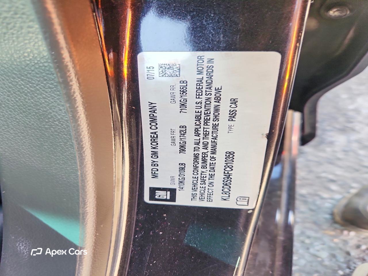 Chevrolet Spark 2015