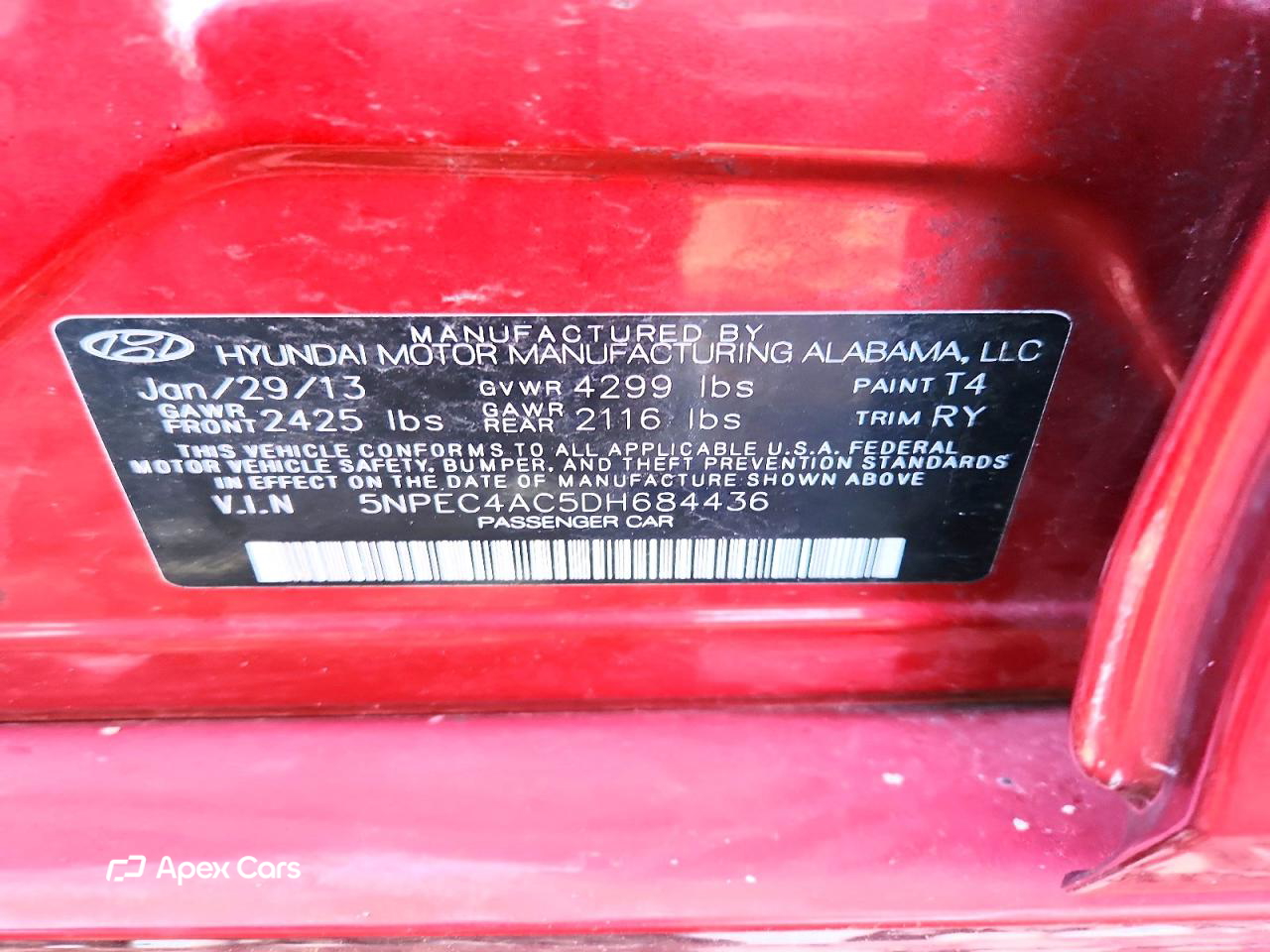 Hyundai Sonata 2013