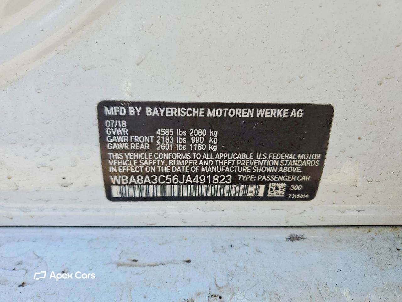 BMW Series 3 2018