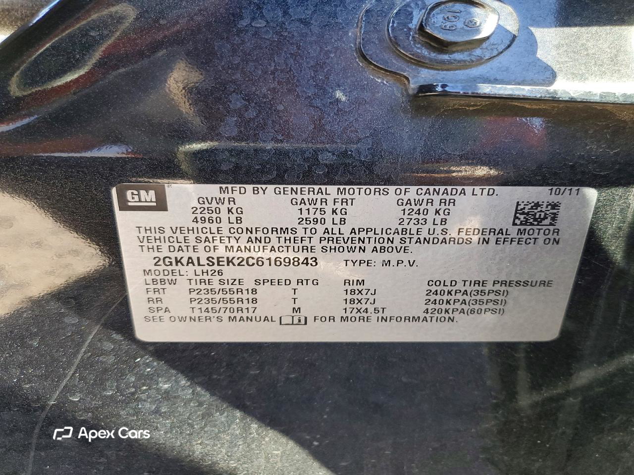 GMC Terrain 2012