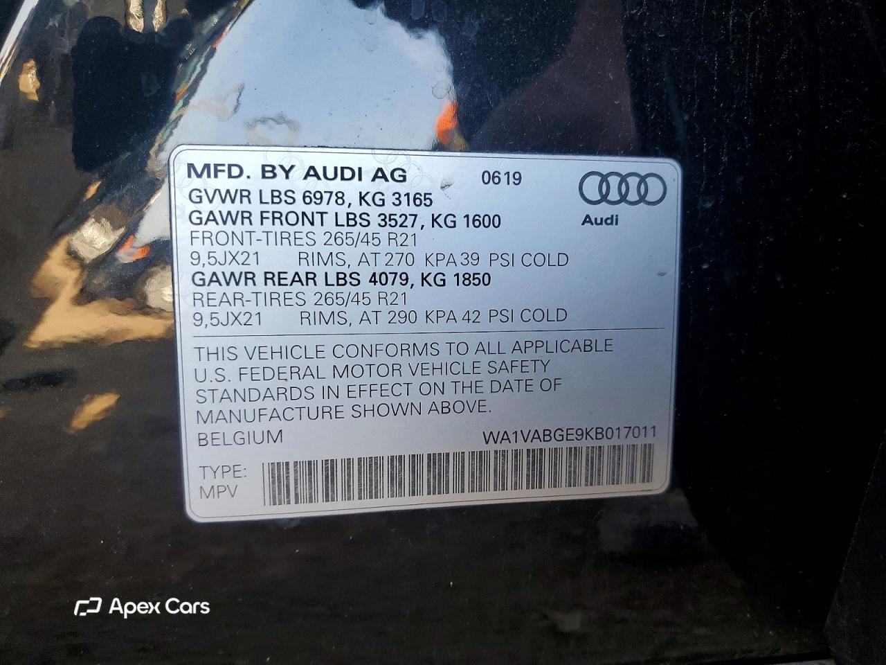 Audi e-tron 2019