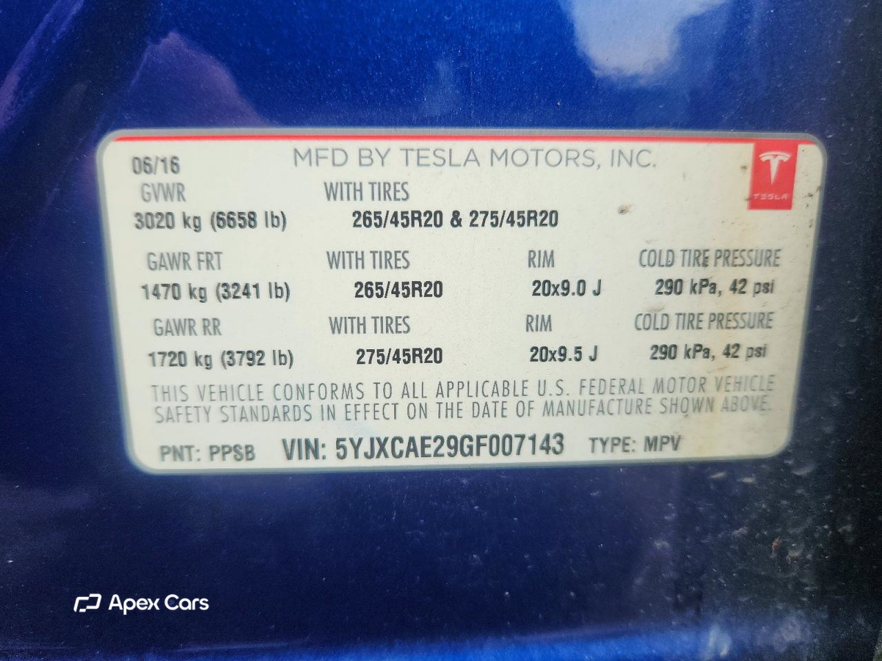 Tesla Model X 2016