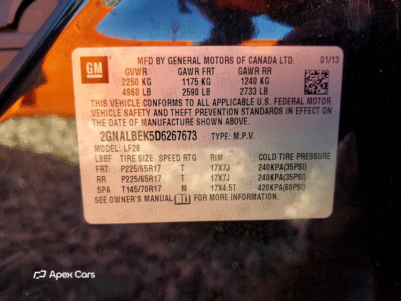 Chevrolet Equinox 2013