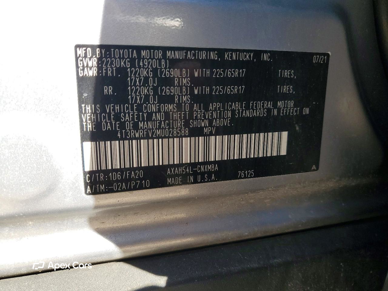 Toyota RAV 4 2021