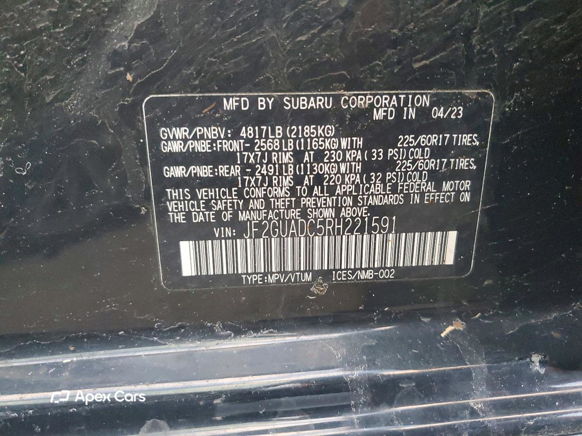 Subaru XV 2024