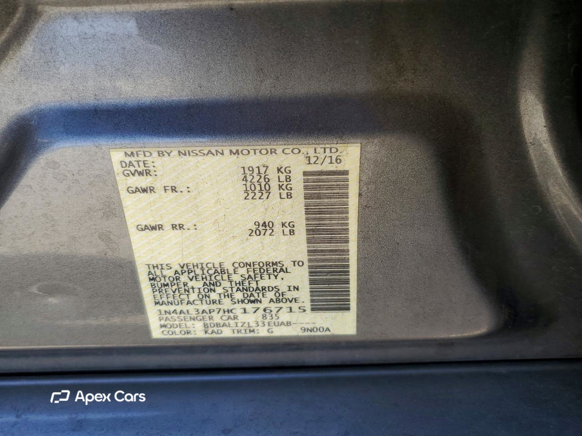 Nissan Altima 2017