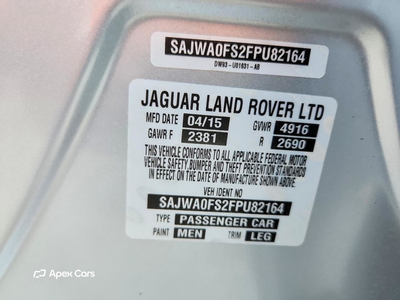 Jaguar XF 2015