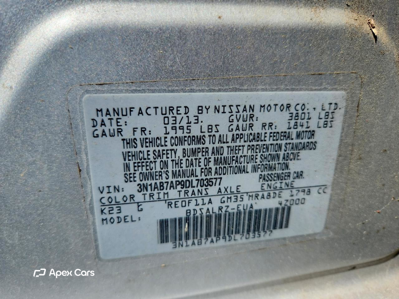 Nissan Sentra 2013