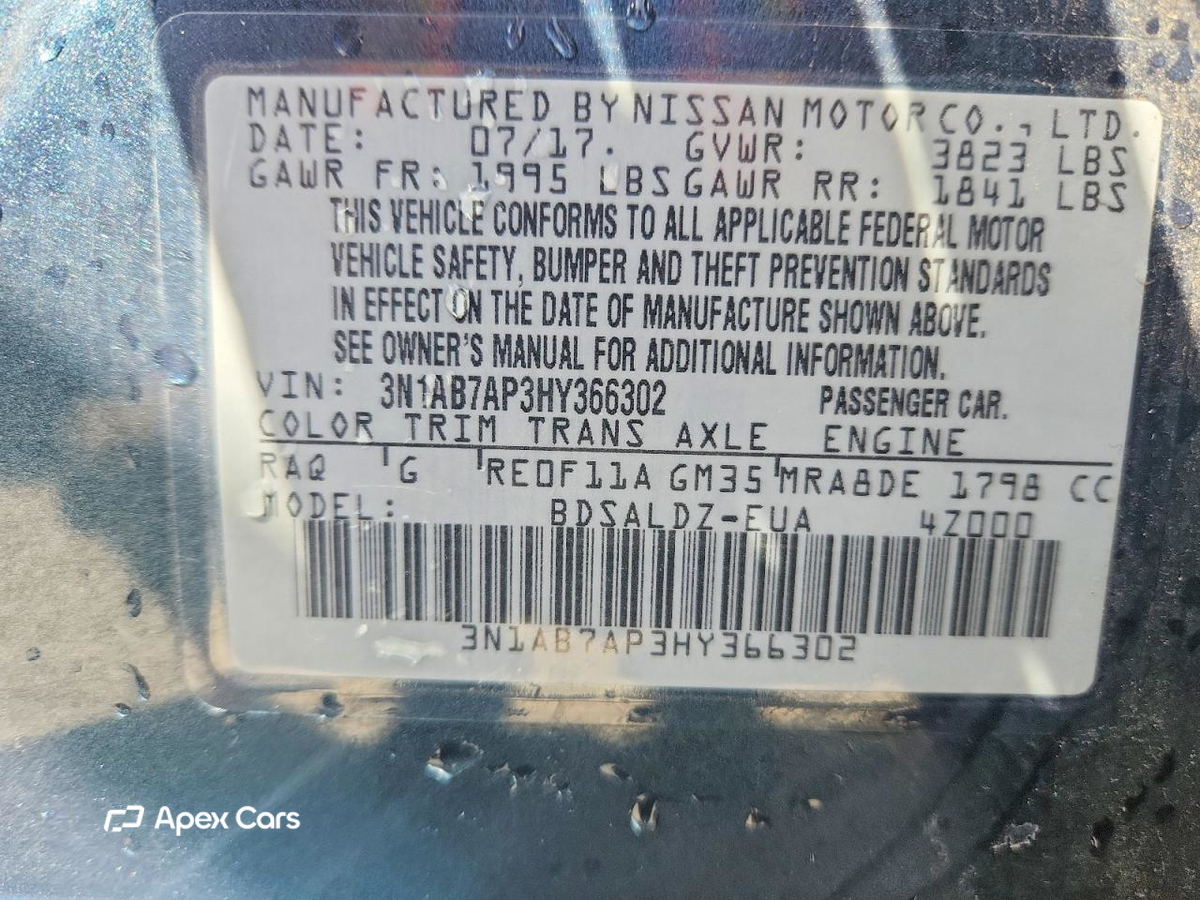 Nissan Sentra 2017