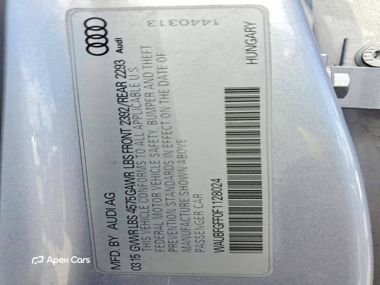 Audi A3 2015