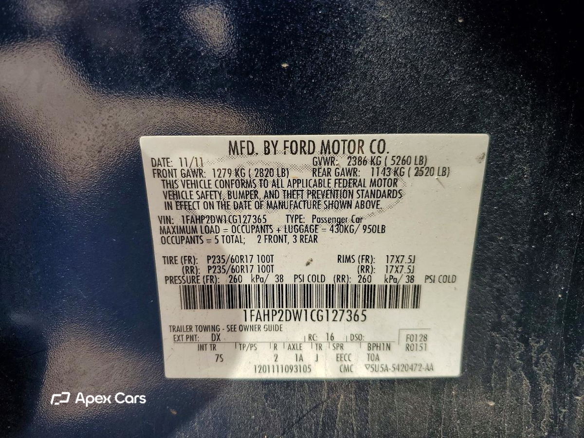 Ford Taurus 2012