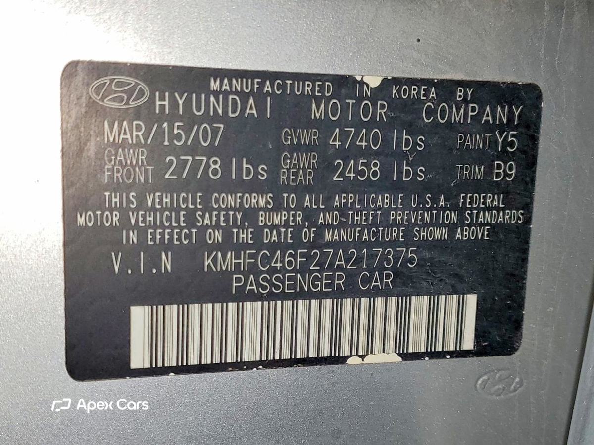 Hyundai Azera 2007