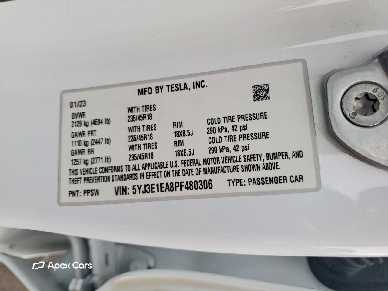 Tesla Model 3 2023