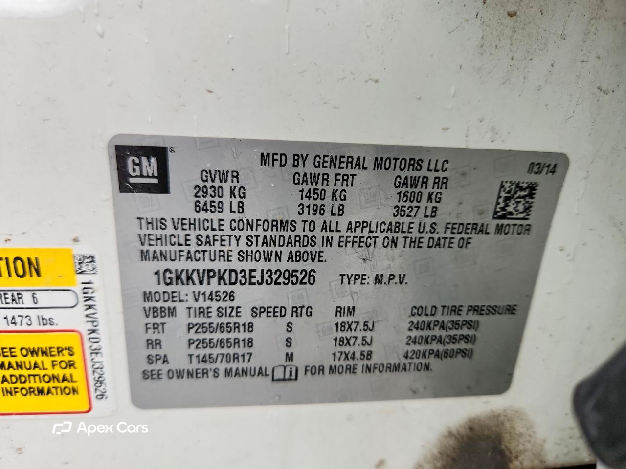 GMC Acadia 2014