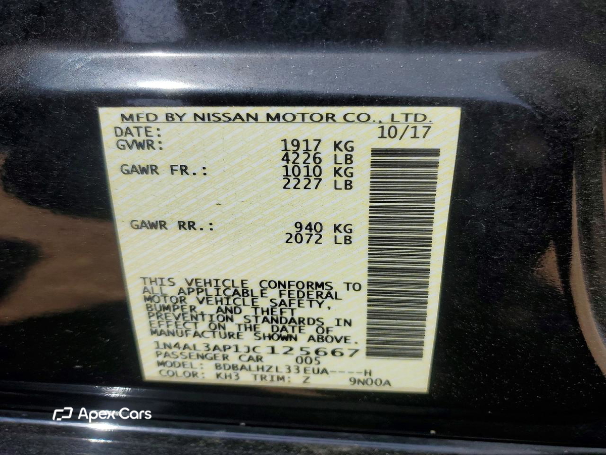 Nissan Altima 2018