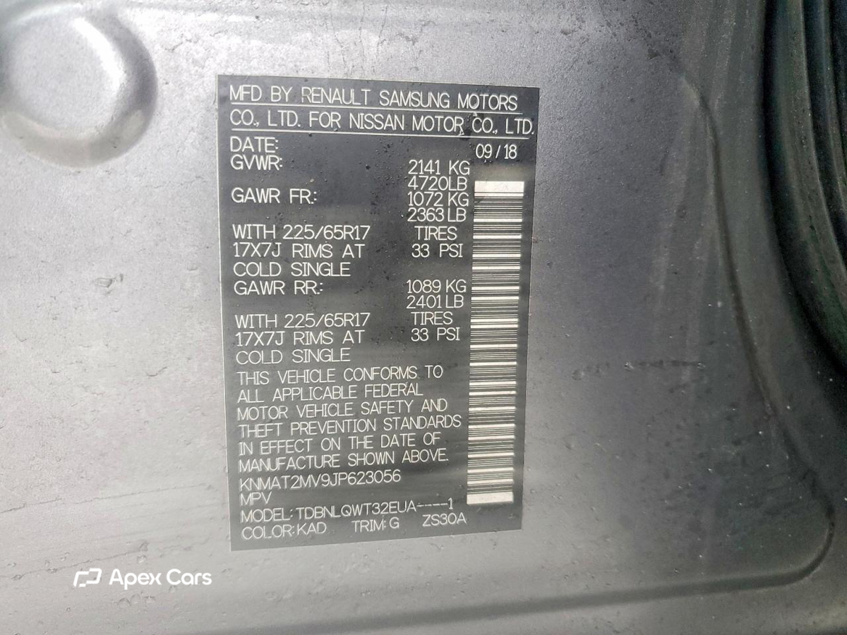 Nissan Rogue 2018