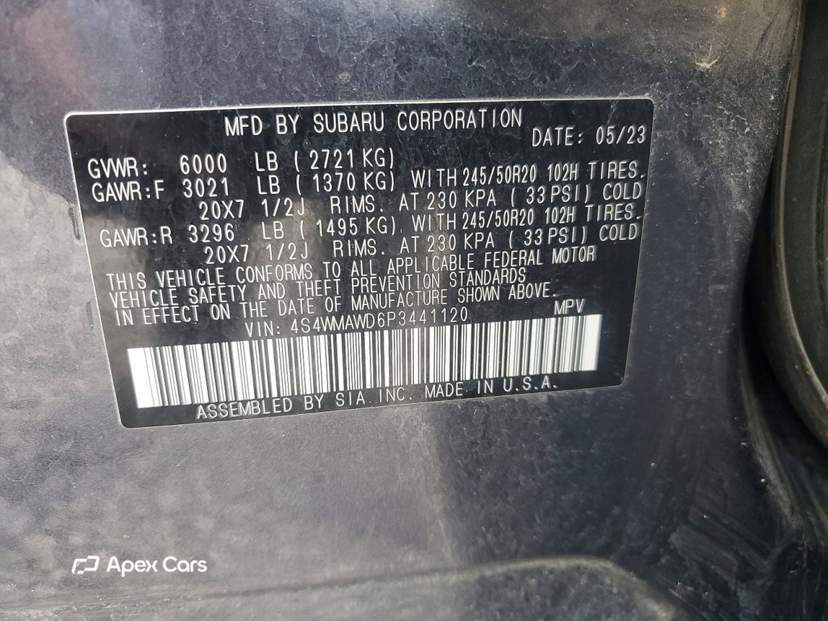 Subaru Ascent 2023