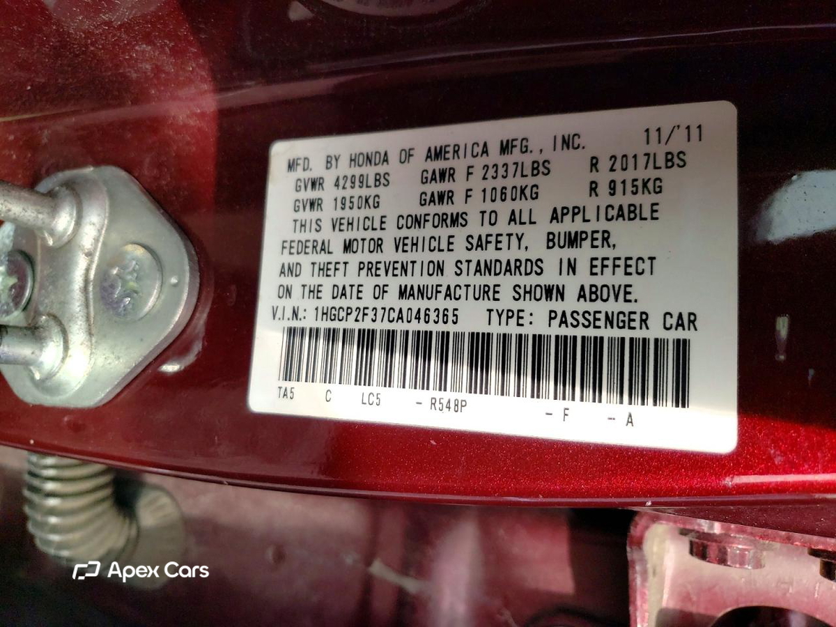 Honda Accord 2012