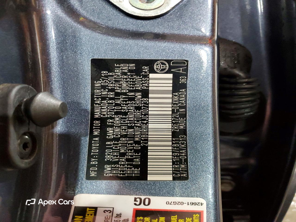 Toyota Corolla 2018