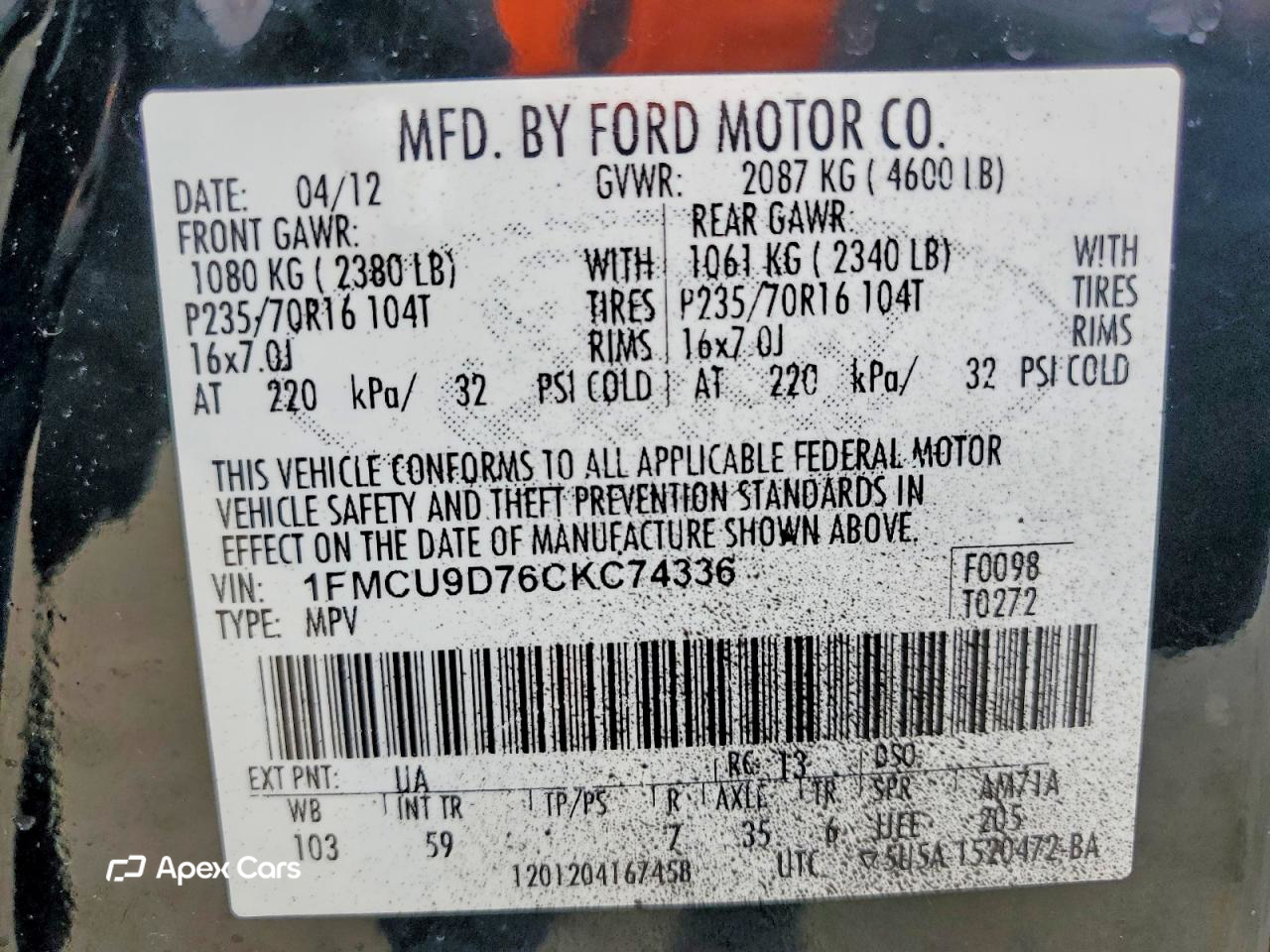 Ford Escape 2012