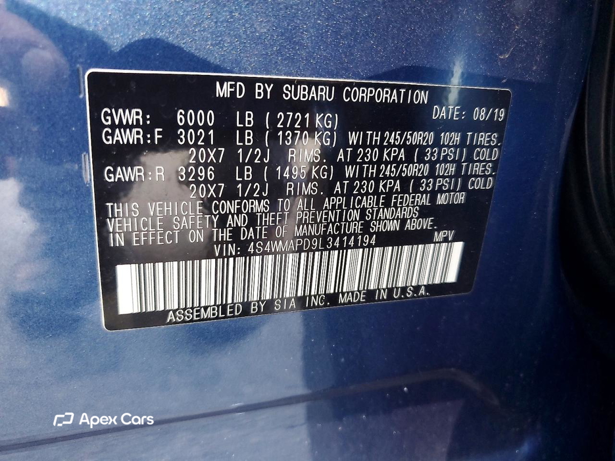 Subaru Ascent 2020