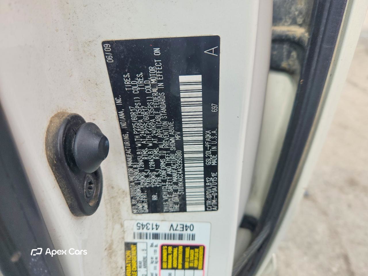 Toyota Sienna 2010