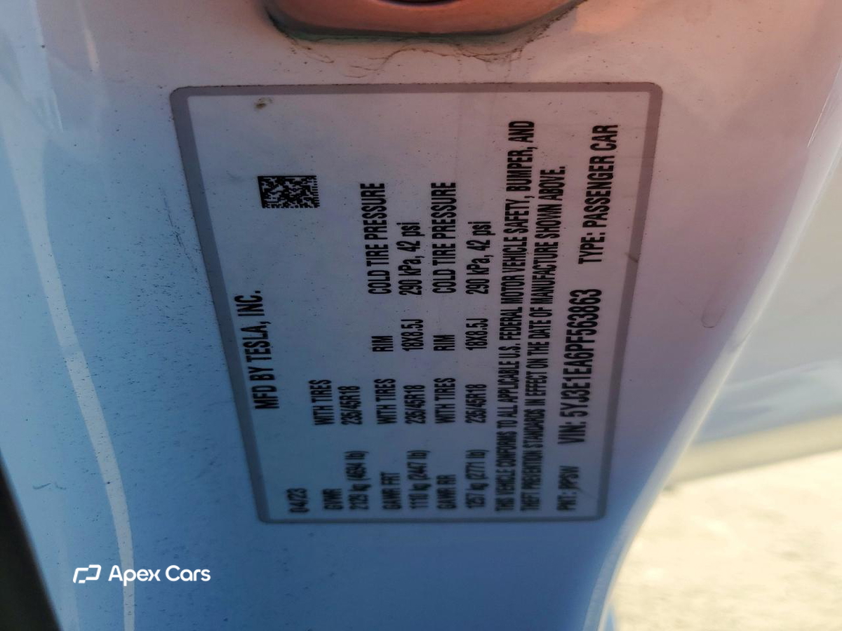 Tesla Model 3 2023